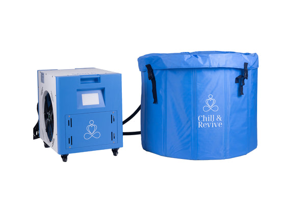 IceGen Chiller connected to tub